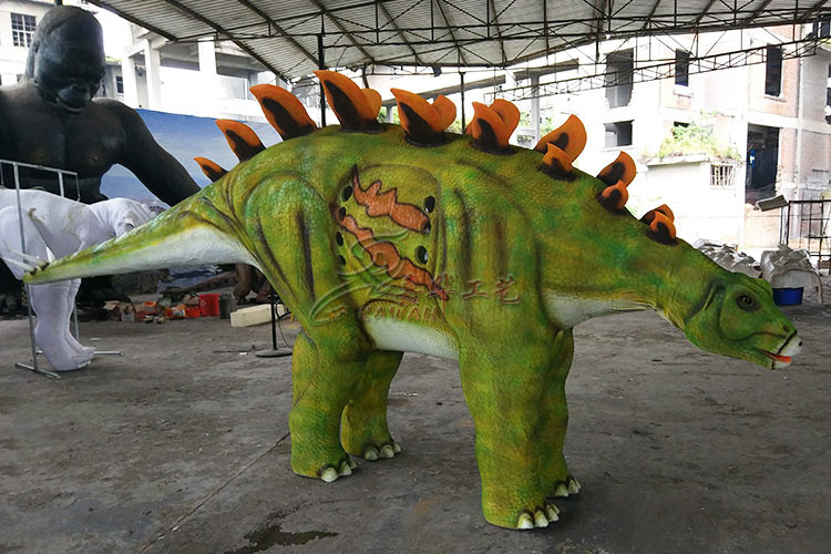 Green Attractive Realistic Dino Costume High Durability For Party Entertainment