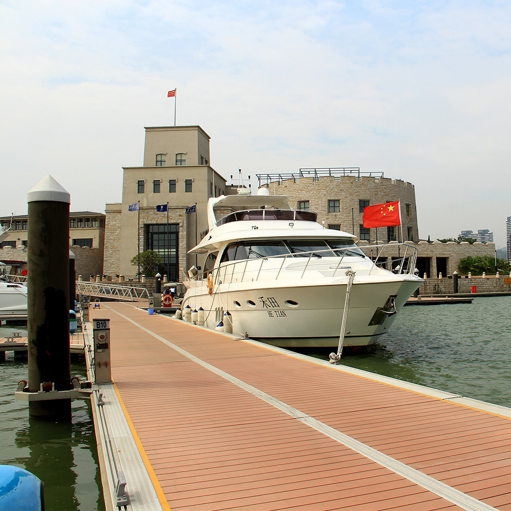 Customize Your Yacht Floating Dock With Aluminum Alloy Dock Frame Marina Floating Pontoon