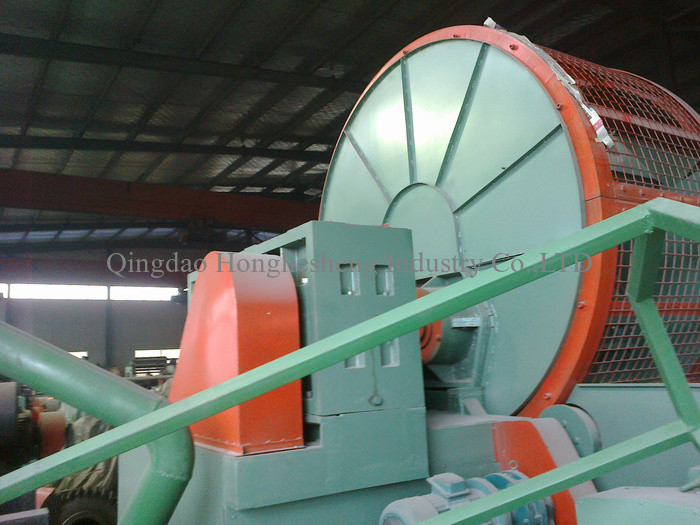 Automatic Used Car Tyre Shredding Machine Double Shaft Plastic Waste Tire Shredder