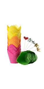 Katbite Parchment Cupcake Liners