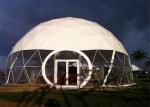 15m Diameter Outdoor Winter Party Tent , Hard Igloo Geodesic Dome Camping Tent