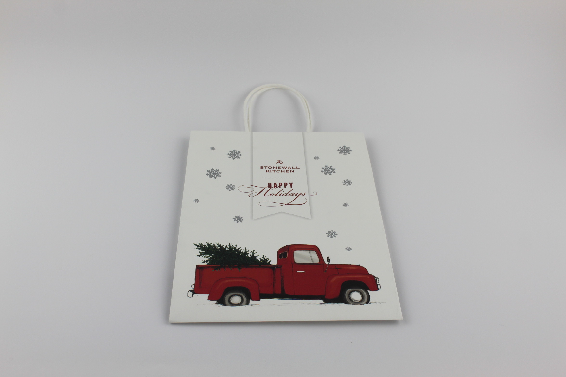 Embossing Textured 30-160gsm Food Kraft Paper Bag For Grocery Shopping