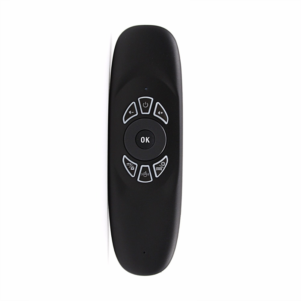 Long Operating Range Air Mouse Backlight 2.4G Remote Control With Keyboard