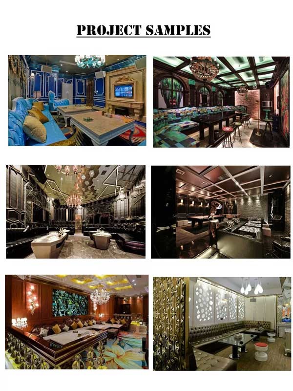 Leather Lounge Club Sofa Set Long Bench Booth Seating Colorful