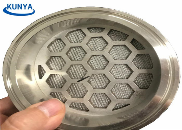 8mm Round Woven Perforated Metal Plate Ss Sheet Mesh Filter