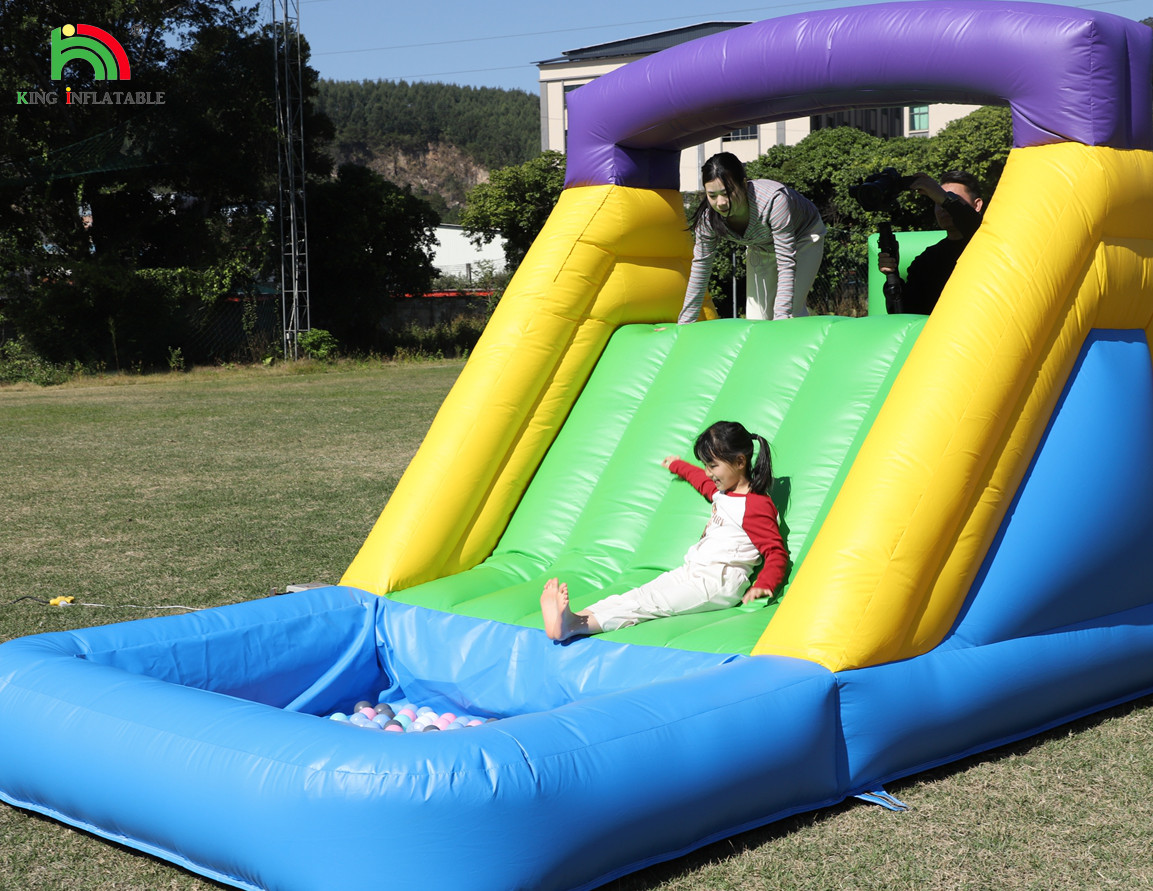 Inflatable Bouncer Combo Obstacle Course Bounce Castle House With Slides Ball Pit Climbing Obstacle Blower