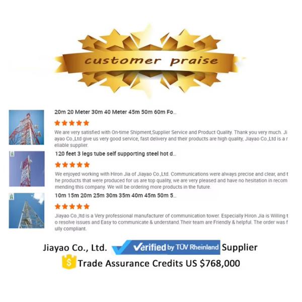 Mobile Wifi Network 4G 5G Gsm Radio Signal 4 Leg Angle Steel Telecom Tower Telecommunication