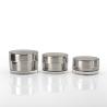 Buy cheap Grey Plastic Plating Cosmetic Cream Jars Plastic Makeup Containers 15g 30g 50g from wholesalers