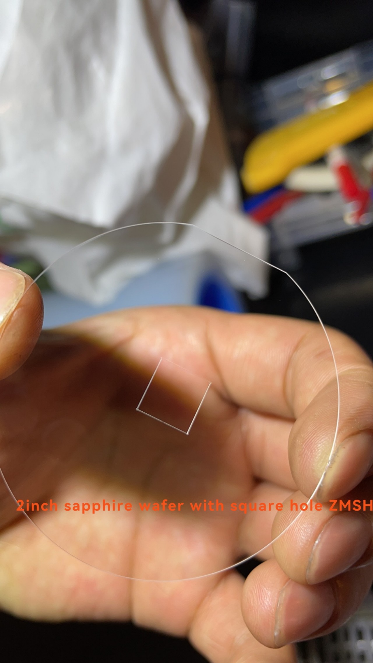 0.4mm Al2o3 Sapphire Wafers For Epitaxial Growth