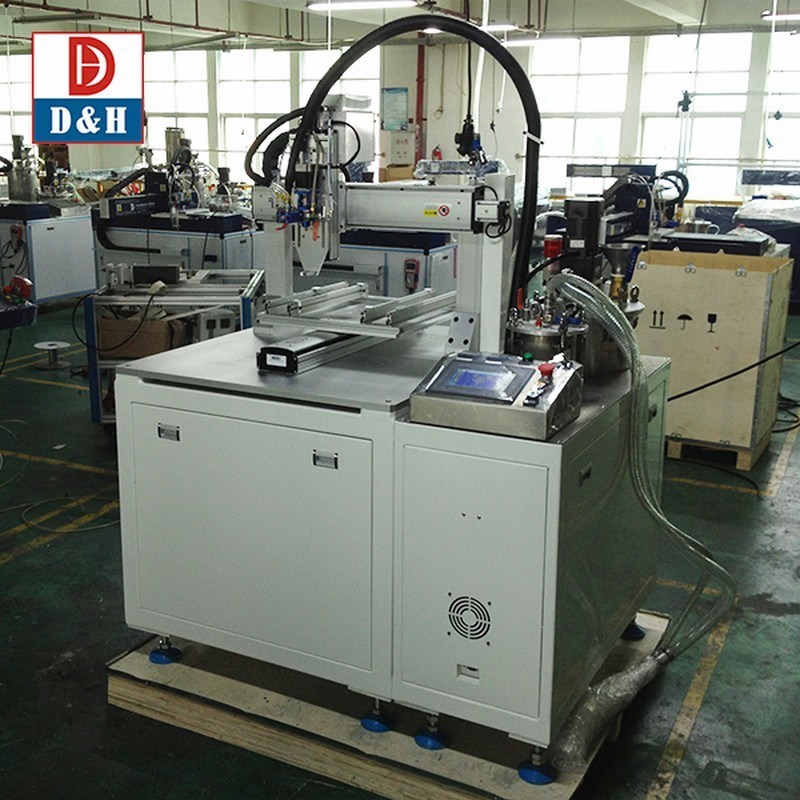 Two Part Epoxy Resin Ab Glue Meter Mixing Dispensing CNC Machine at 700x700x100 Size