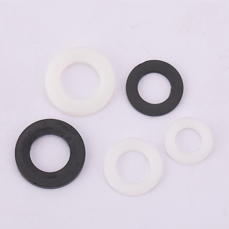 M2 - M20 Plastic Polyamide Flat Lock Washers Nylon PA66 Plastic Washer