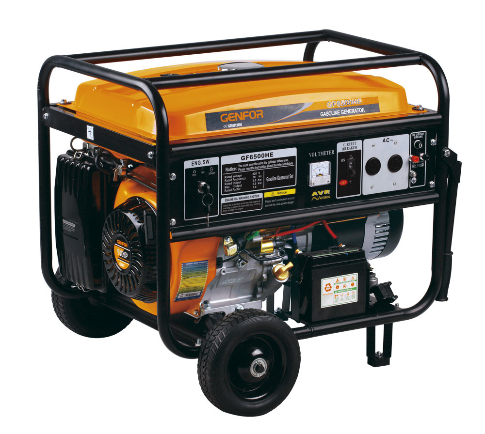 Key Starter Type Electric Start Generator Gasoline Fuel Easy To Operate