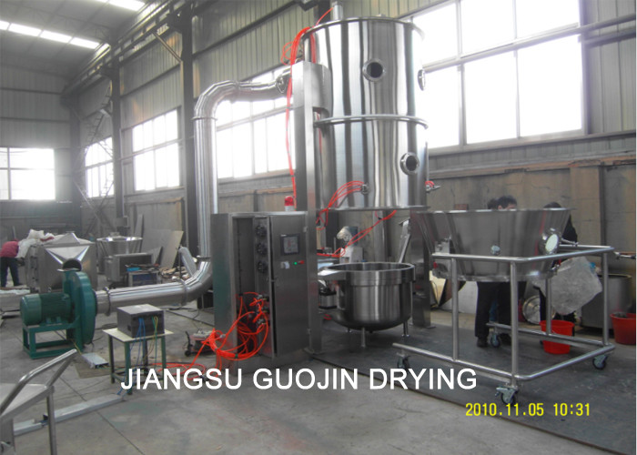 FL-60 Stainless Steel Pharmaceutical PLC Fluidized Bed Spray Granulation 11kw
