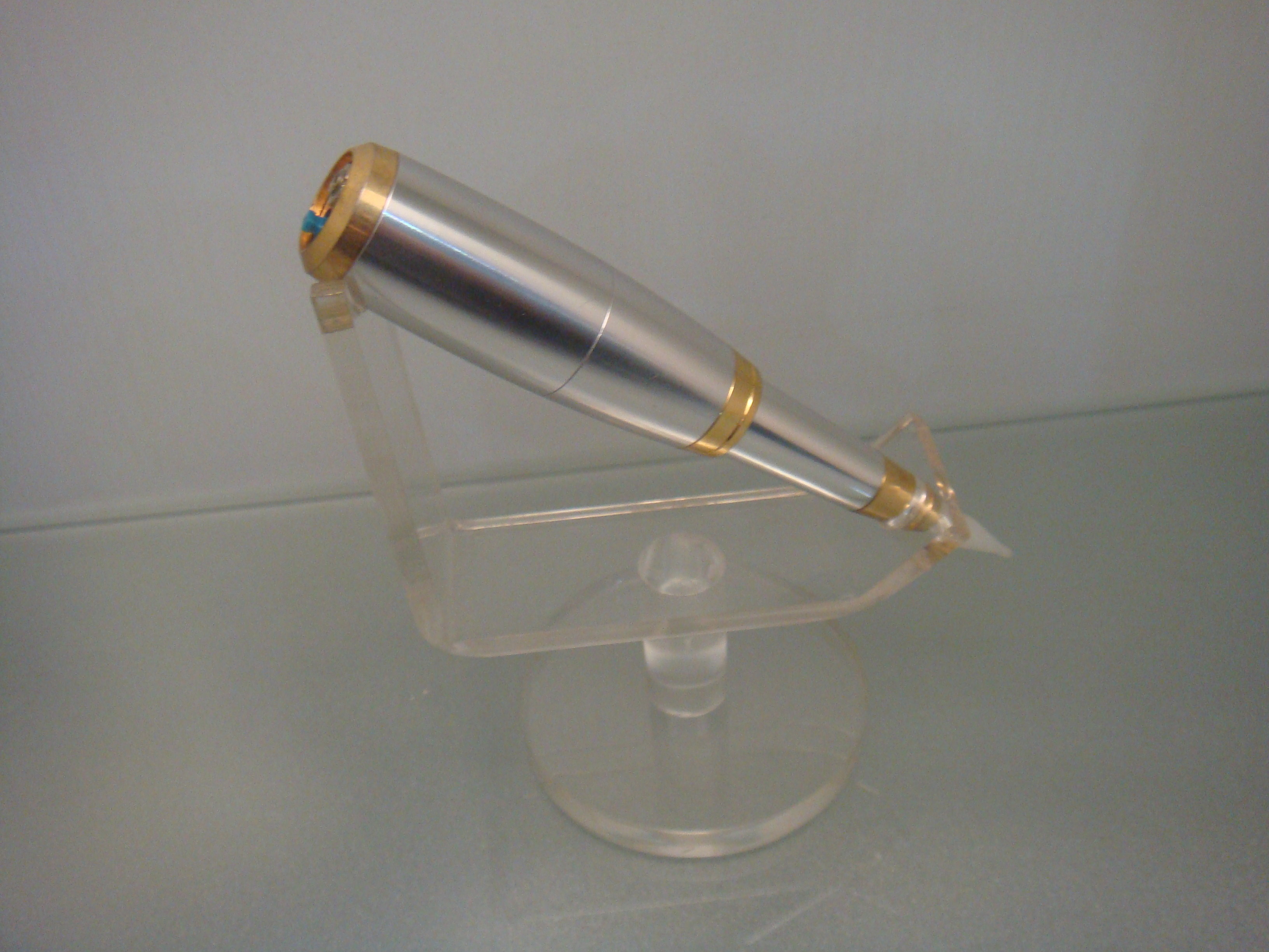 Golden Permanent Makeup Tattoo Eyebrow Pen Machine Various Length Needles