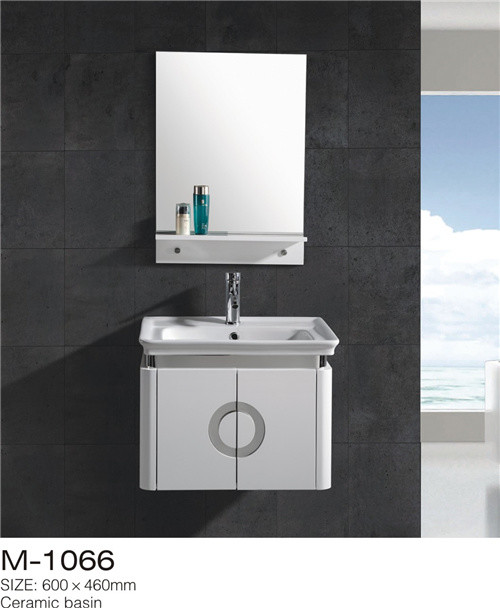 Wall Mounted Double Sink Bathroom Vanity Stable Mould Resistant Customized Color