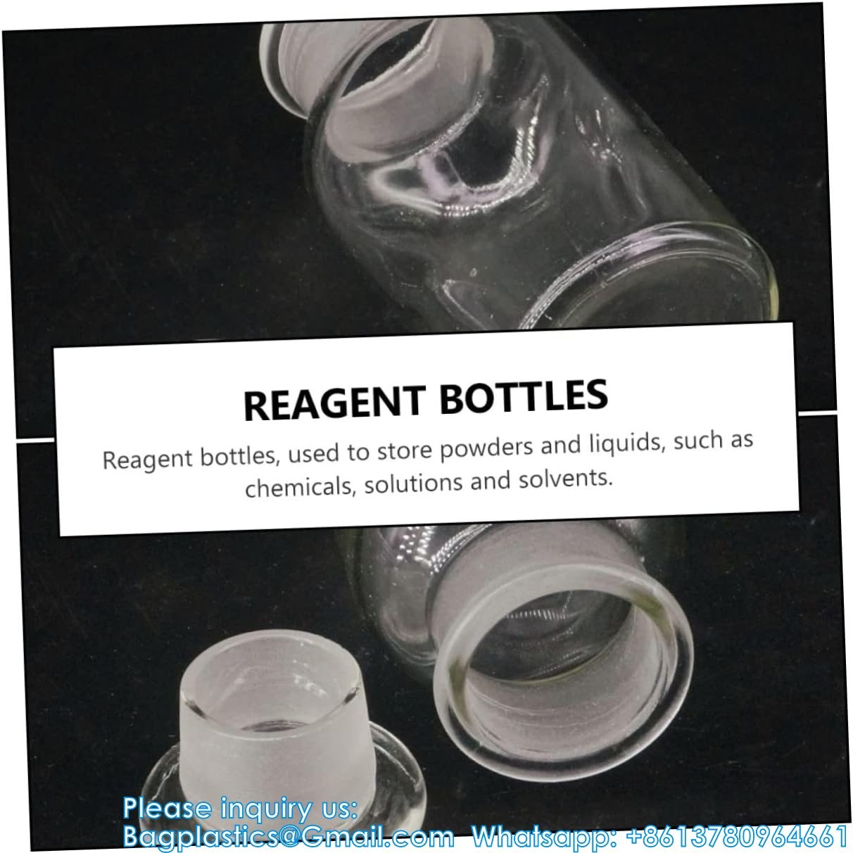 Reagent Bottle Containers Lab Dispensing Bottles Autosampler Vials Chemical Sample Container Sample Containers