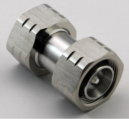 RF adapter 4.3-10 male(plug) to 4.3-10 male(plug) Jiangsu manufacturer high quality all brass 50ohm