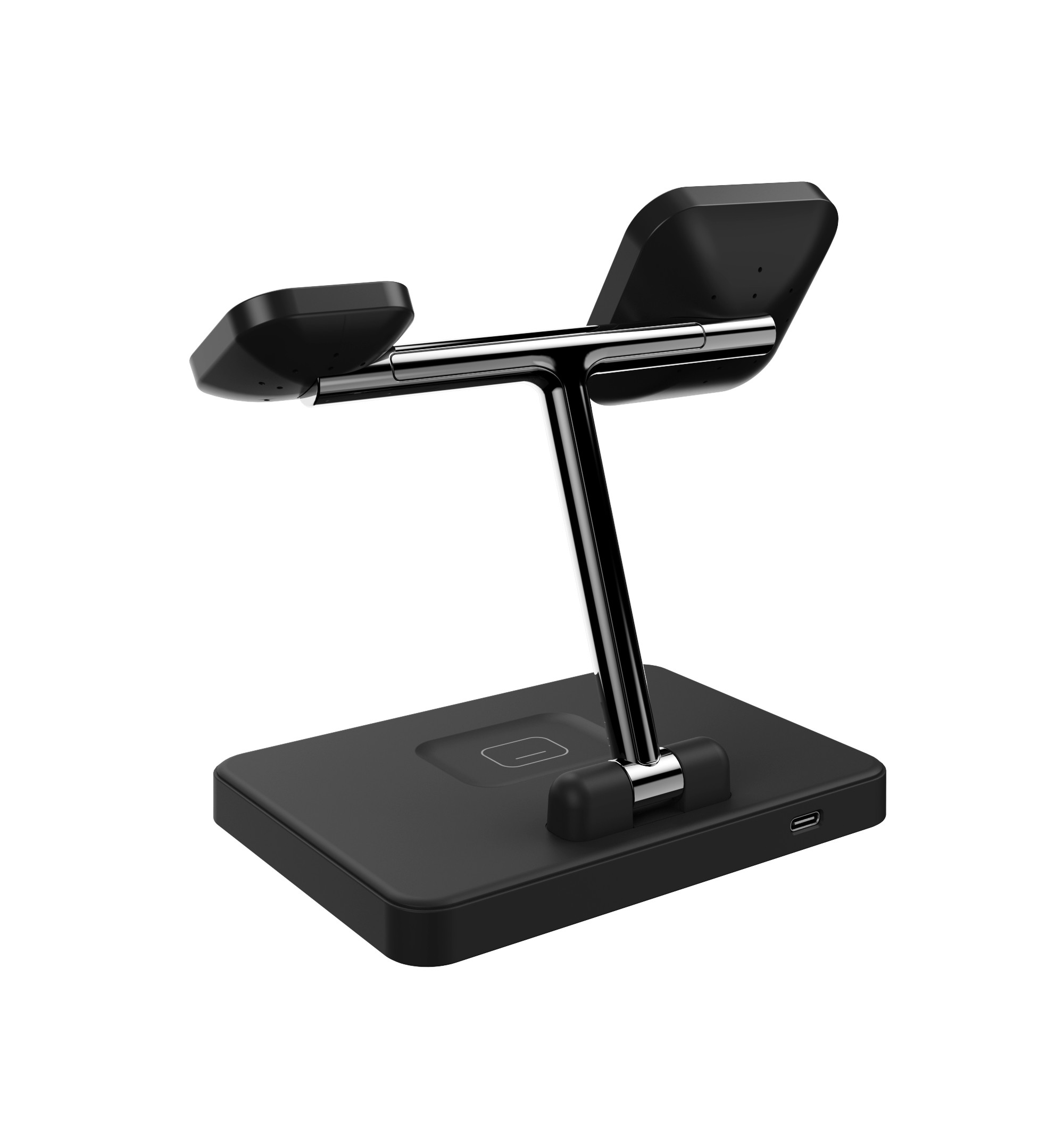 3 In 1 Fast Charger Upright Wireless Charging For IPhone Earphone IWatch
