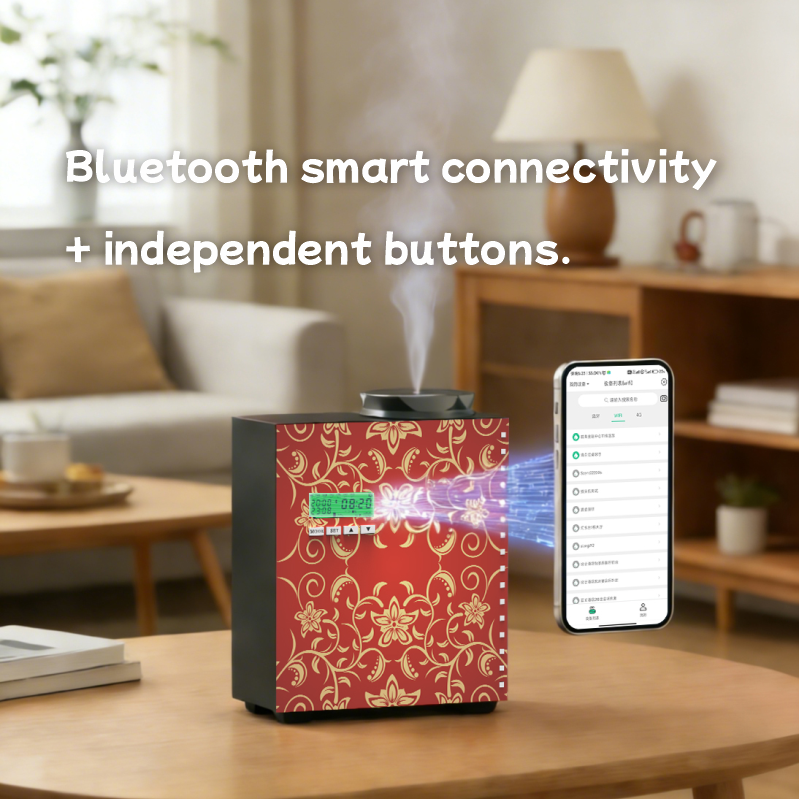 Smart Bluetooth HVAC Aroma Diffuser 100-300m3 Coverage Scent Air Diffuser Machine