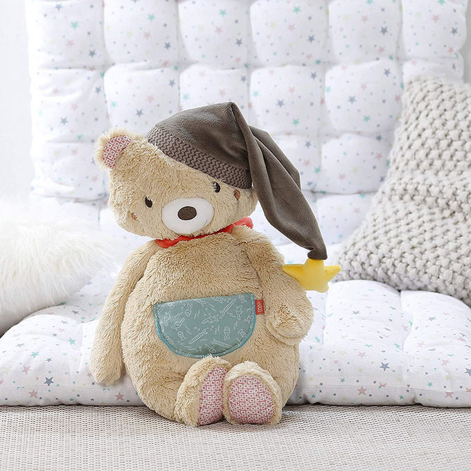 SNAS Soft Toy Bear Bright Colors 44x24x13cm For 0-4 Years Old