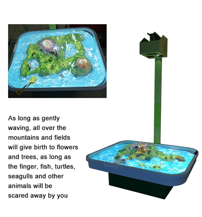 220V Interactive Projection Sand Table 11 Game Projection Sand Pool Game