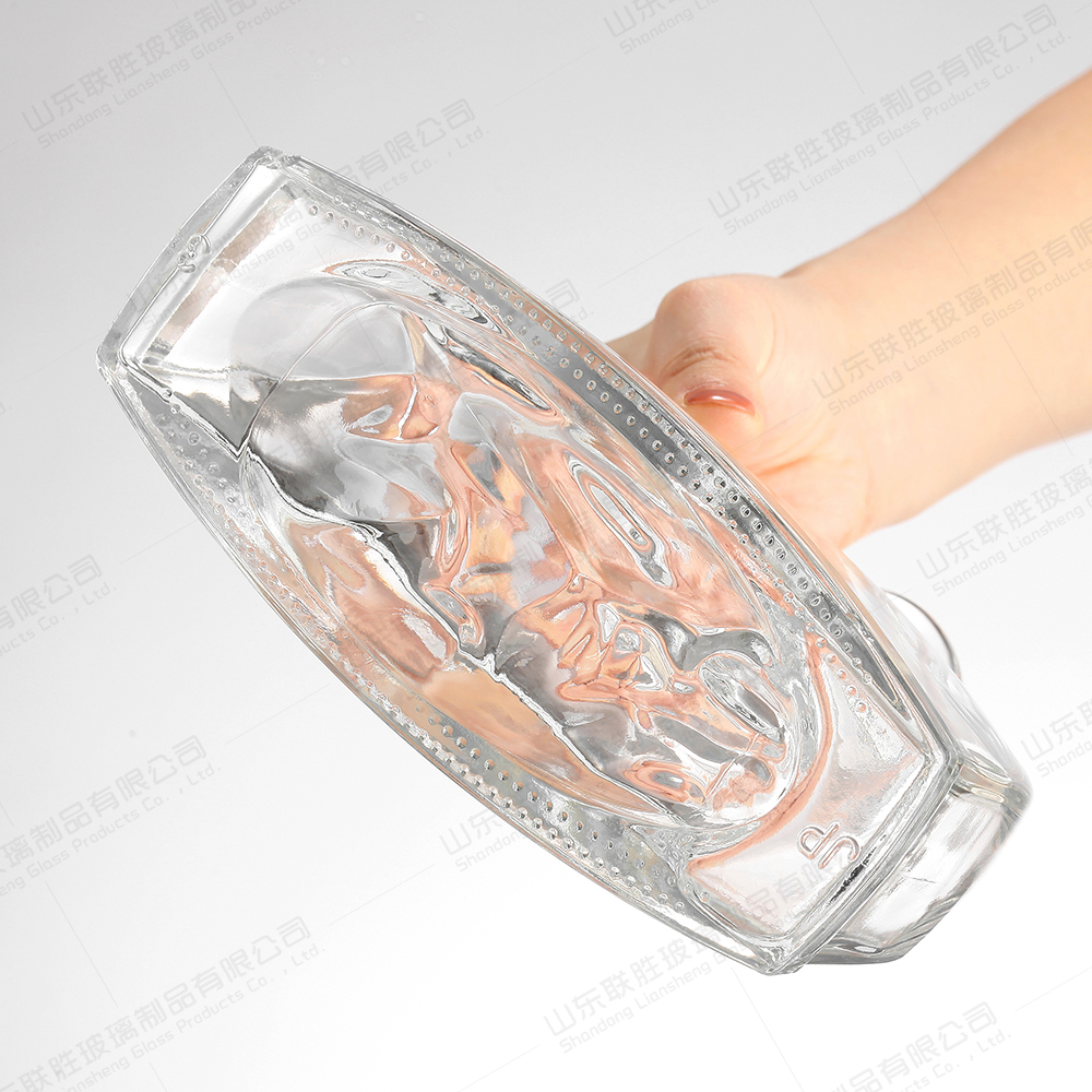 Hot Stamping Glass Wine Bottles Base Material And Surface Handling For Wine