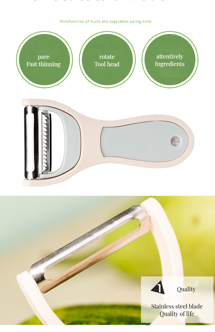 Sustainable Hand Vegetable Slicer with Easy-Grip Handle and Sharp Stainless Steel Blade for Quick