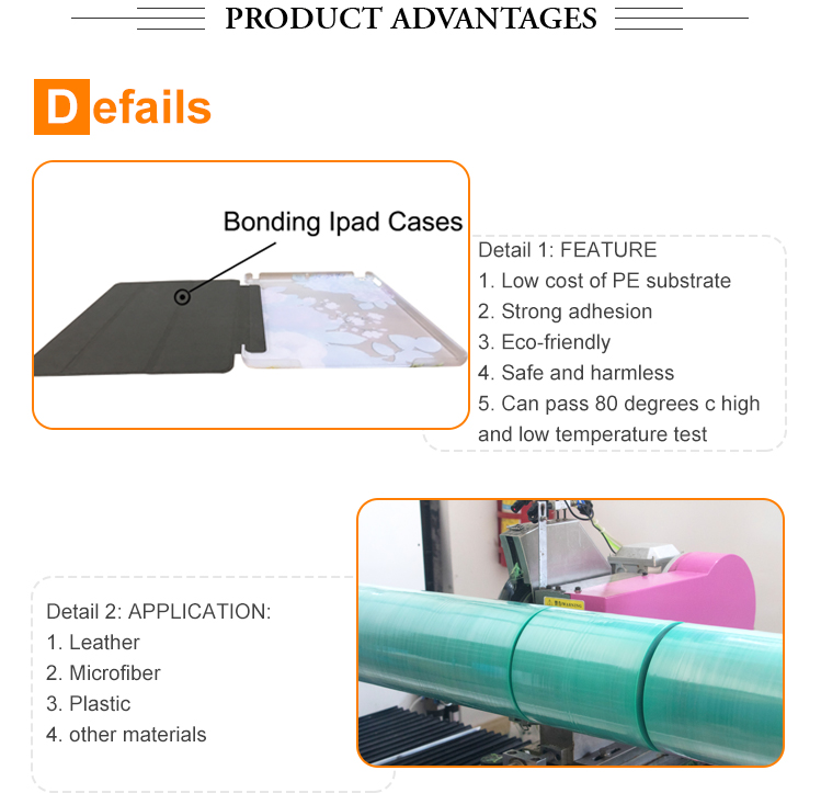 High Resilience TPU Thermal Adhesive Film Transparent Light For Interlining Fabric