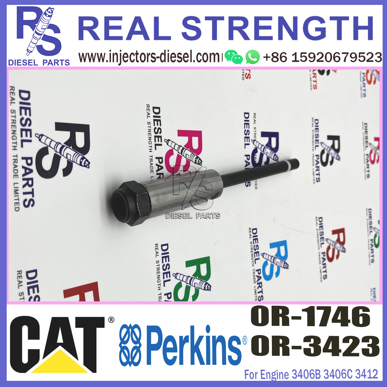 0R-3536 0R-3423 Diesel Fuel Injector Nozzle For Engine 3406B 3406C 3408 3408B