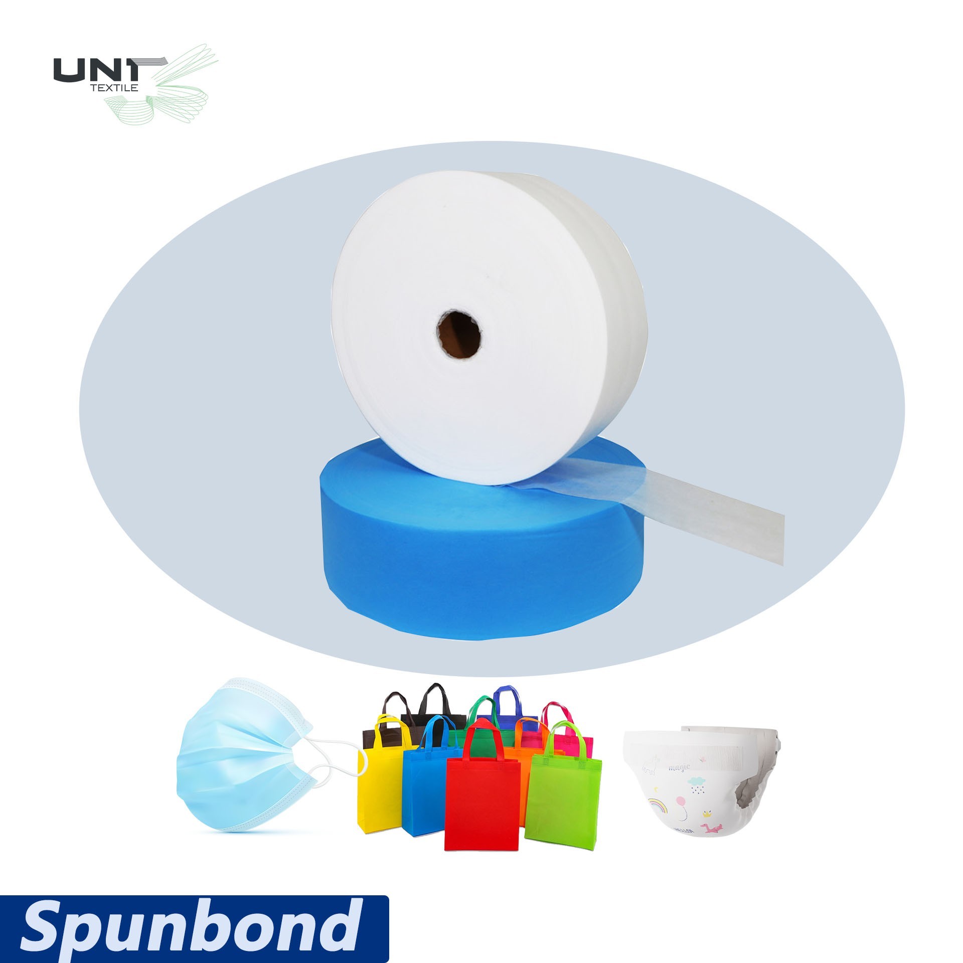 High Tensile Strength Spunbond Nonwoven Fabric ≥7.2N/Cm Transport Package In Rolls Or Bales