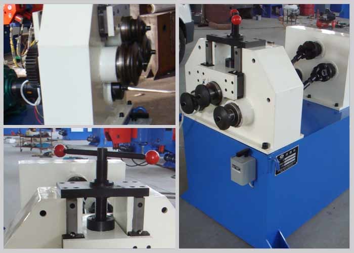 Rolling Pipe Bending Machine Belt Pulley Driving , Steel Pipe Coil Roll Bending Machine