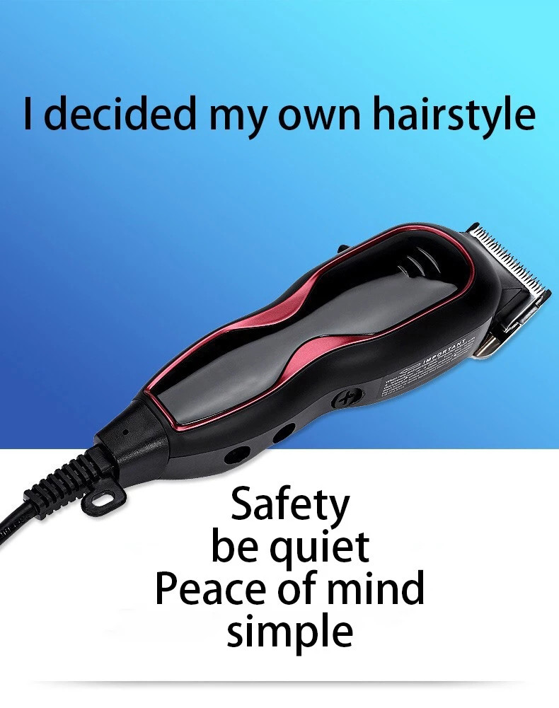 6 In 1 Electric Facial Hair Shaver Titanium Black Safety Rechargeable Hair Trimmer