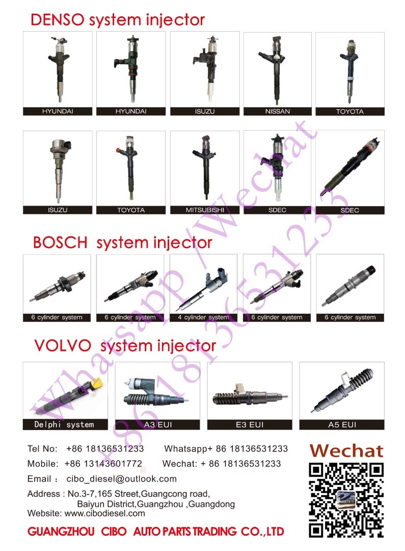 Excavator Parts 33800-84700 63476712 VOL Fuel injector
