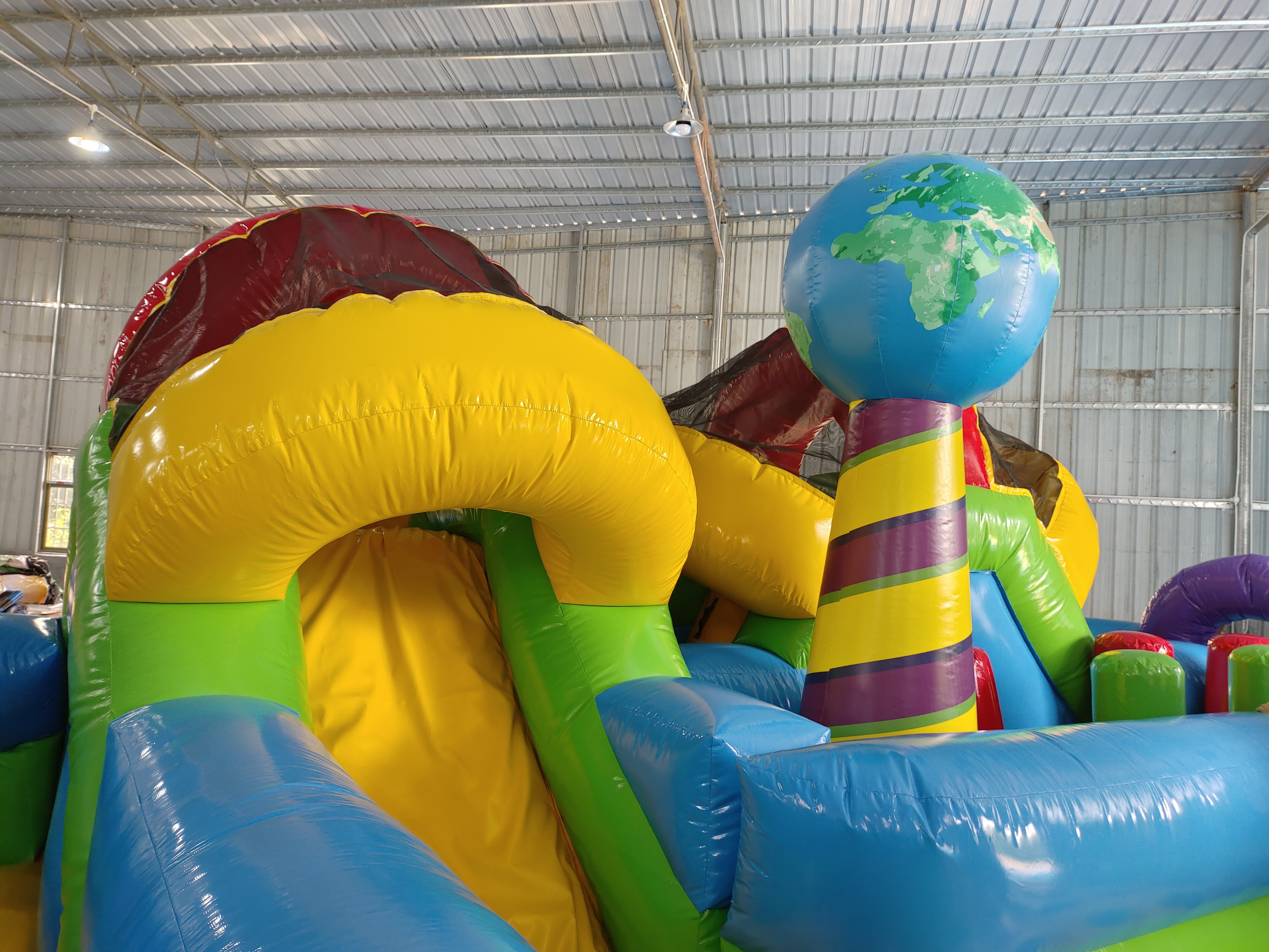 Manufacturer Inflatable Fun City Colorful Inflatable Playground Funny Inflatable Castle