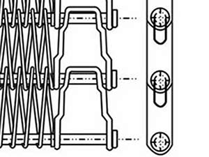 Flexible Rod Conveyor Belt