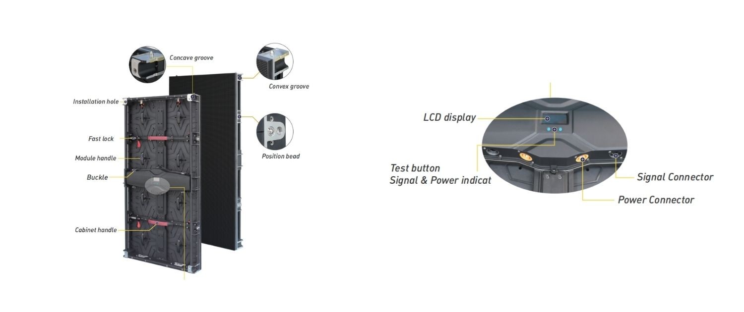 Concert Led Screen Rental Indoor P3.91 P4.81 P5.95 P6.25 Customized Led Screen Rental Prices