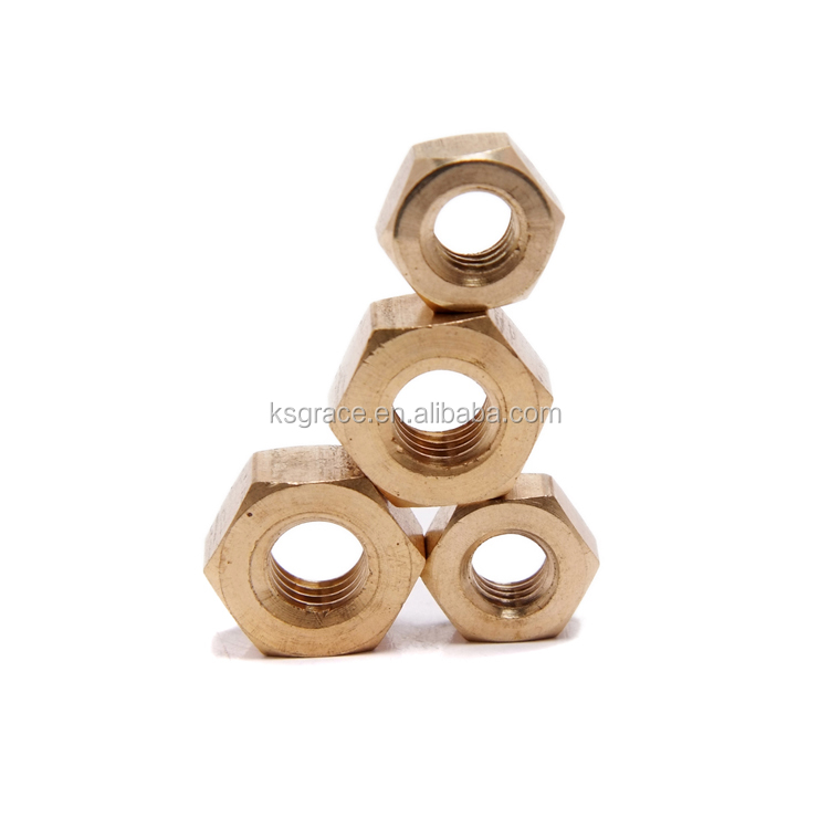 Precision DIN 934 M42 EN24034 Brass Hex Nuts