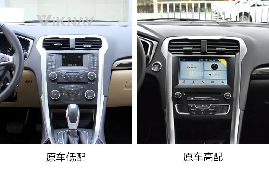 12.1 Inch Screen Head Unit For 2013-2017 Ford Mondeo 128G Navigation GPS Multimedia DVD Player Android Wireless Carplay