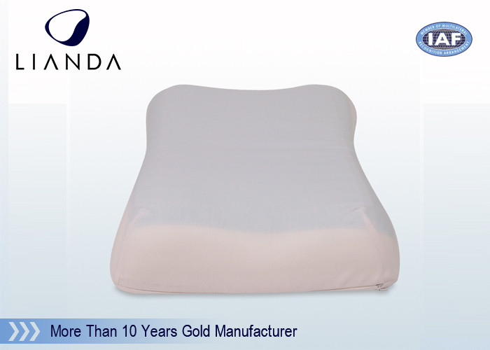 Flat Breath Contour Cooling Memory Foam Pillow Gel 80D Medium Soft 50×30×7 CM