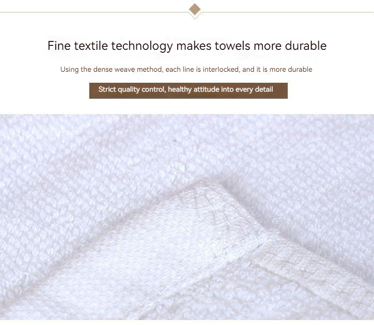 Customer Logo 600 GSM 100% Cotton Square Towel for Quick Drying and Soft Touch
