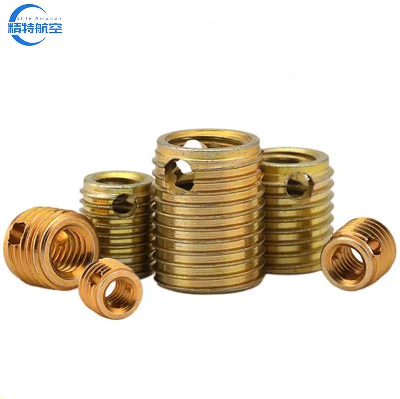 Metric Thread Sheath SS304 Metric 302 M2 M3 M4 Slotted Type Thread Repair Inset Self Tapping Thread Insert
