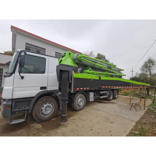 Concrete Pump Batching Plate Zoomlion 52meter Stationary Pump Truck 120m 178 Productivity