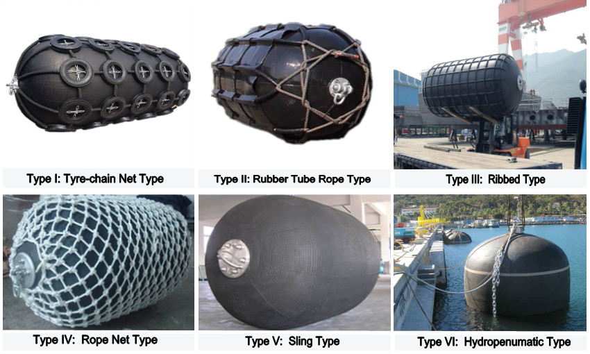 0.5x1m Galvanized Tyre Chain Pneumatic Marine Fender