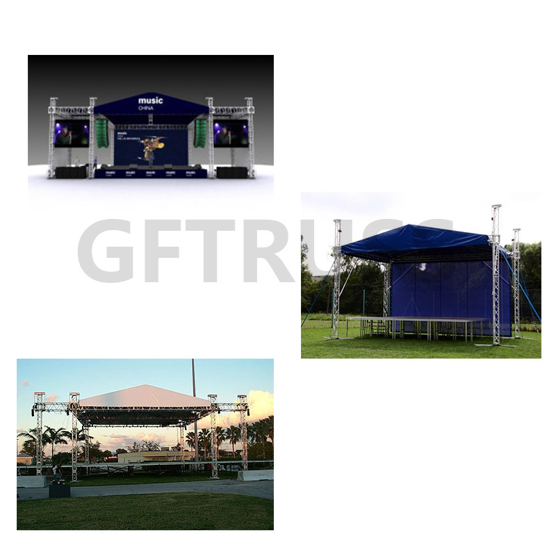 Spigot Events Square 8M 520*760mm Aluminum Stage Truss