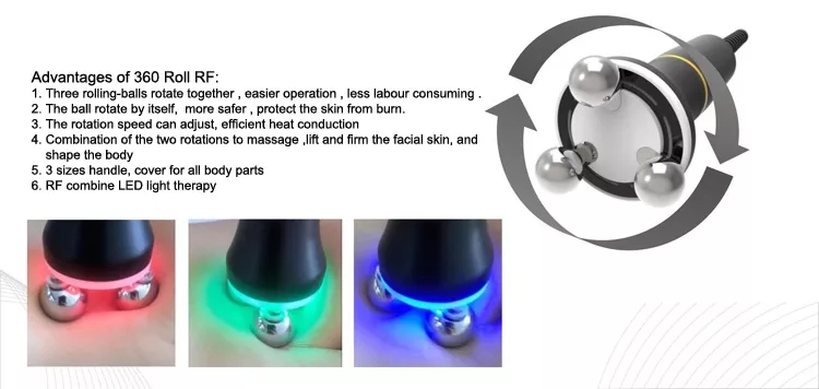 3 In 1 360 Roller TBG Portable Laser Therapy Machine Low Level Face Massage