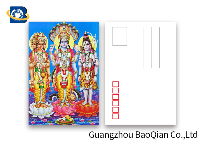 Customized 5D Effect 3D Lenticular Postcards 157g Coated Paper 5D Effect