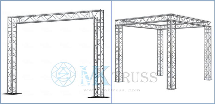 Spigot Junction Way Aluminum DJ Square Truss for DJ Booths and Setups