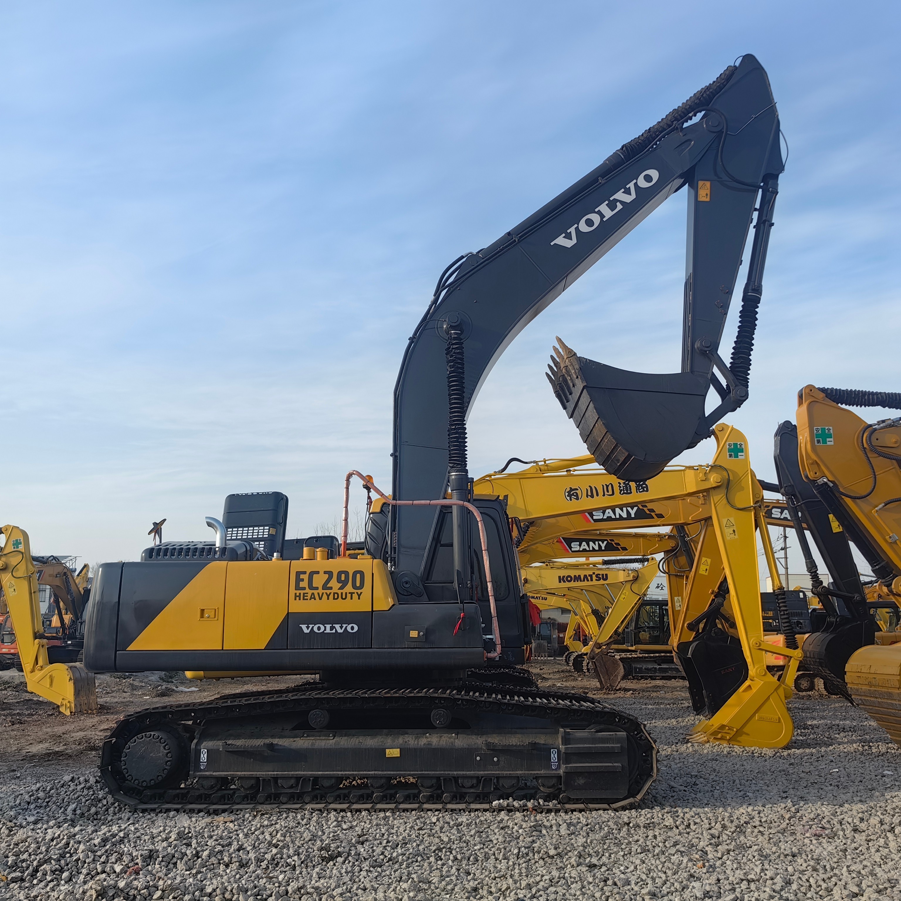 Imported Used Volvo Excavators Ec290 29ton Tracked Digger Heavy Equipment Machinery