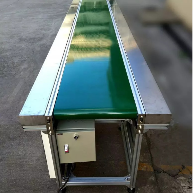 Ailusi High Quality Custom Assembly Line Industrial Transfer Green Pvc Belt Conveyor Belt