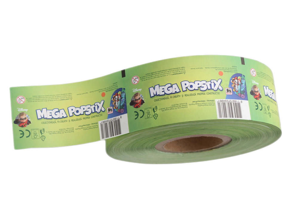 Custom Potato Chips Packaging PE Lay Flat Aluminum Mylar Nylon Label PVC Shrink OPP Laminating 35mm Film Roll